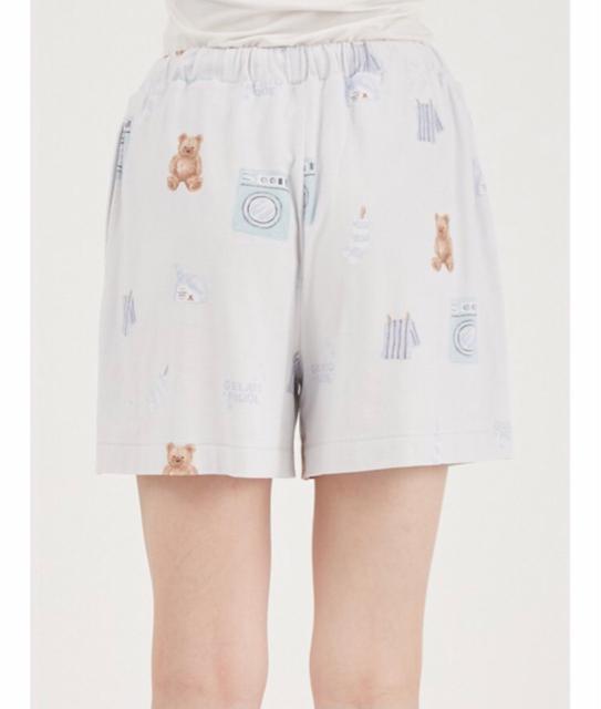 ジェラートピケ ランドリーベア柄ショートパンツ < ブランド  ジェラートピケ ランドリーベア柄ショートパンツ < ブランドの