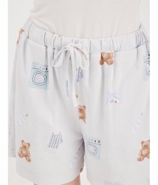 ジェラートピケ ランドリーベア柄ショートパンツ < ブランド  ジェラートピケ ランドリーベア柄ショートパンツ < ブランドの