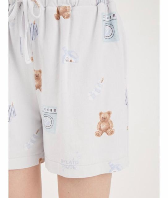 ジェラートピケ ランドリーベア柄ショートパンツ < ブランド  ジェラートピケ ランドリーベア柄ショートパンツ < ブランドの