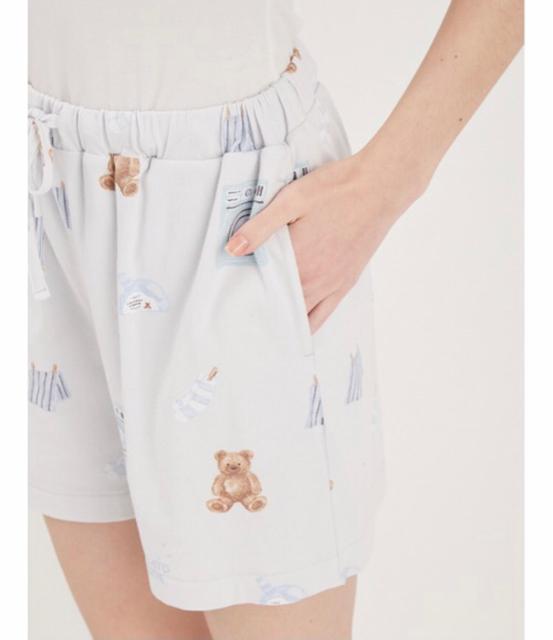 ジェラートピケ ランドリーベア柄ショートパンツ < ブランド  ジェラートピケ ランドリーベア柄ショートパンツ < ブランドの