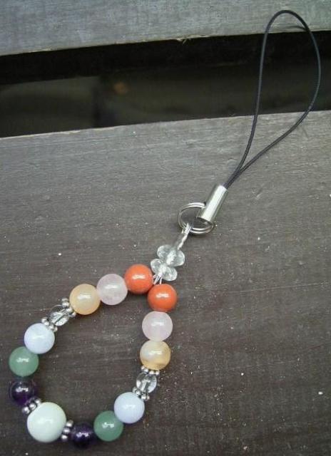 厄除け*7色ストラップ*5 天然石 パワーストーン < 家電/AV  厄除け*7色ストラップ*5 天然石 パワーストーン < 家電/AVの