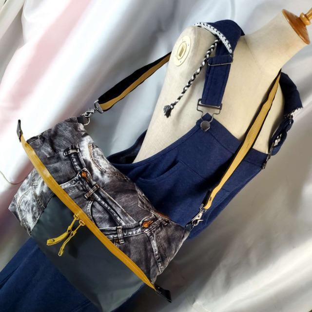 込み★ジーパン柄!二つ折りショルダーバッグ★柄最高!! < 女性ファッション  込み★ジーパン柄!二つ折りショルダーバッグ★柄最高!! < 女性ファッションの