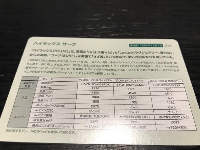 名古屋トヨペット 歴代トヨペットラインアップカード 未使用  ハイラックスサーフ < 自動車/バイク 名古屋トヨペット 歴代トヨペットラインアップカード 未使用  ハイラックスサーフ < 自動車/バイク