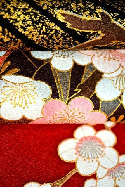【最高級】新品同様 暈し染め 金彩 金駒シシュウ 御所車枝梅 バチ衿 振袖 身丈165cm 裄丈69.5cm T3551 < 女性ファッション  【最高級】新品同様 暈し染め 金彩 金駒シシュウ 御所車枝梅 バチ衿 振袖 身丈165cm 裄丈69.5cm T3551 < 女性ファッションの