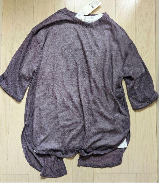 L★maca★アンサンブル★シアーカットソー+半袖Tシャツ★新品★送料無料 < 女性ファッション  L★maca★アンサンブル★シアーカットソー+半袖Tシャツ★新品★送料無料 < 女性ファッションの