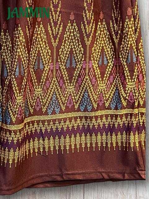 アジアン柄パンツ 茶色 エスニック アジアン ヒッピー 男女兼用 < 女性ファッション アジアン柄パンツ 茶色 エスニック アジアン ヒッピー 男女兼用 < 女性ファッションの