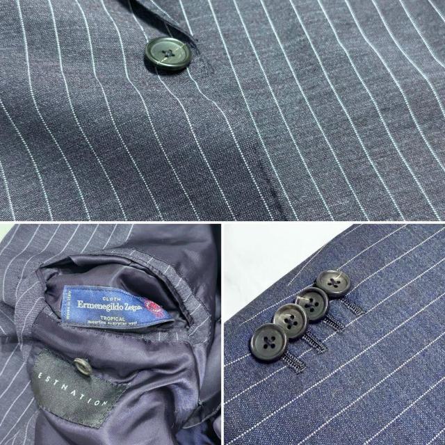 エルメネジルドゼニア メンズストライプスーツ#48濃紺 < 男性ファッション エルメネジルドゼニア メンズストライプスーツ#48濃紺 < 男性ファッションの