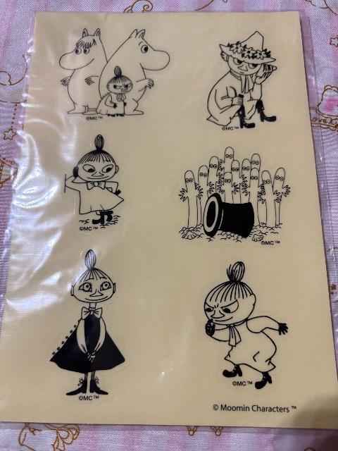 雑誌付録★ムーミンMOOMIN★クリアステッカーシール < アニメ/コミック/キャラクター 雑誌付録★ムーミンMOOMIN★クリアステッカーシール < アニメ/コミック/キャラクターの