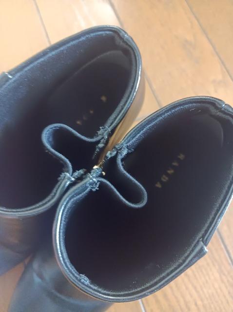 RANDA★アンクルブーツ★ショートブーツ★黒★ランダ★Lサイズ★23.5から24.5センチ位★ < 女性ファッション RANDA★アンクルブーツ★ショートブーツ★黒★ランダ★Lサイズ★23.5から24.5センチ位★ < 女性ファッションの