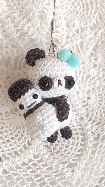 雪だるまとカラフルぱんだ*編みぐるみストラップ < ペット/手芸/園芸 雪だるまとカラフルぱんだ*編みぐるみストラップ < ペット/手芸/園芸の