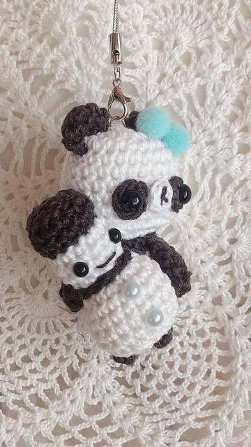 雪だるまとカラフルぱんだ*編みぐるみストラップ < ペット/手芸/園芸 雪だるまとカラフルぱんだ*編みぐるみストラップ < ペット/手芸/園芸の