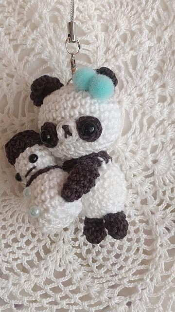 雪だるまとカラフルぱんだ*編みぐるみストラップ < ペット/手芸/園芸 雪だるまとカラフルぱんだ*編みぐるみストラップ < ペット/手芸/園芸の