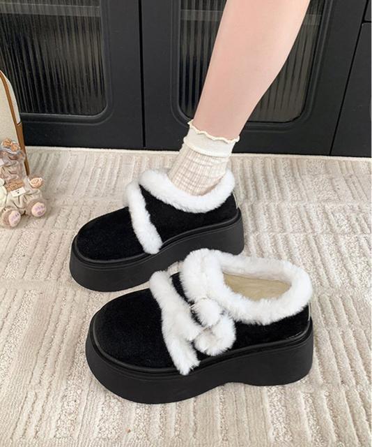 送料無料 新品 もこもこファー厚底ムートンシューズ裏起毛 < 女性ファッション 送料無料 新品 もこもこファー厚底ムートンシューズ裏起毛 < 女性ファッションの