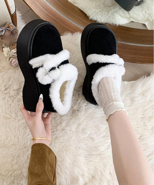 送料無料 新品 もこもこファー厚底ムートンシューズ裏起毛 < 女性ファッション 送料無料 新品 もこもこファー厚底ムートンシューズ裏起毛 < 女性ファッションの