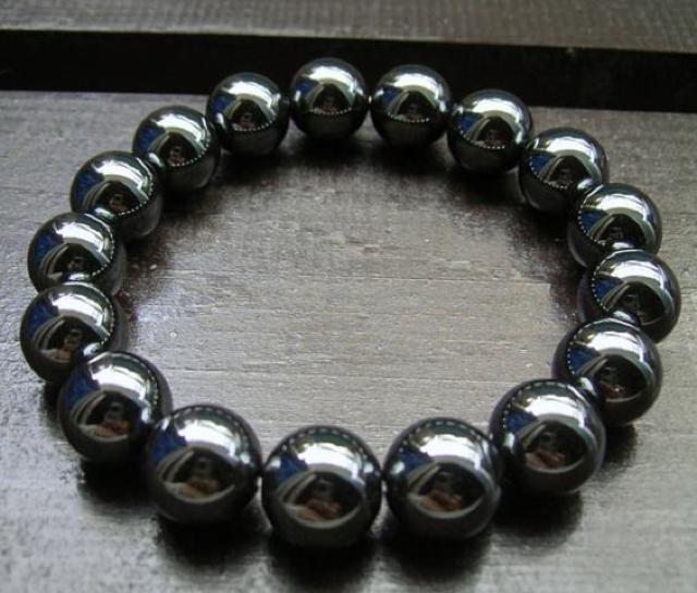 ☆即決☆12ミリ玉へマタイトブレスレット < 男性アクセサリー/時計 ☆即決☆12ミリ玉へマタイトブレスレット < 男性アクセサリー/時計の