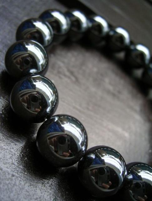 ☆即決☆12ミリ玉へマタイトブレスレット < 男性アクセサリー/時計 ☆即決☆12ミリ玉へマタイトブレスレット < 男性アクセサリー/時計の