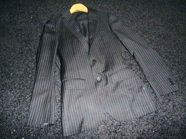 □EDIFICE/エディフィス ストライプ スーツ/メンズ/44/黒☆細身 < ブランド □EDIFICE/エディフィス ストライプ スーツ/メンズ/44/黒☆細身 < ブランドの