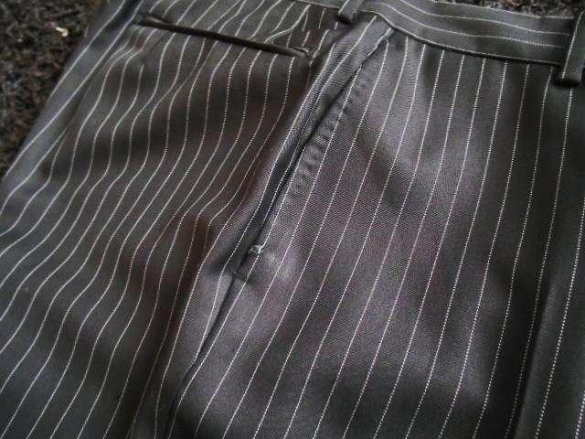 □EDIFICE/エディフィス ストライプ スーツ/メンズ/44/黒☆細身 < ブランド □EDIFICE/エディフィス ストライプ スーツ/メンズ/44/黒☆細身 < ブランドの