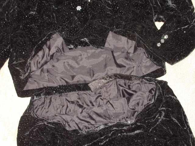 フォーマル*華やかベロア地*上下スーツセットアップ(黒) < 女性ファッション  フォーマル*華やかベロア地*上下スーツセットアップ(黒) < 女性ファッションの