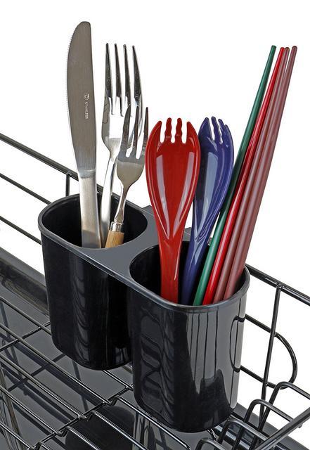 パール金属 食器 水切り かご 水が流れる トレー付 ブラック 黒 < インテリア/ライフ  パール金属 食器 水切り かご 水が流れる トレー付 ブラック 黒 < インテリア/ライフの