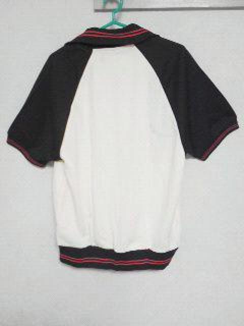 A-149★新品★半袖ジャージセット アイボリー×チャコール M < 男性ファッション  A-149★新品★半袖ジャージセット アイボリー×チャコール M < 男性ファッションの