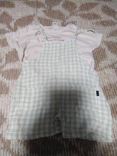 子供服   Tシャツ付きショートオール < キッズ/ベビー  子供服   Tシャツ付きショートオール  < キッズ/ベビーの