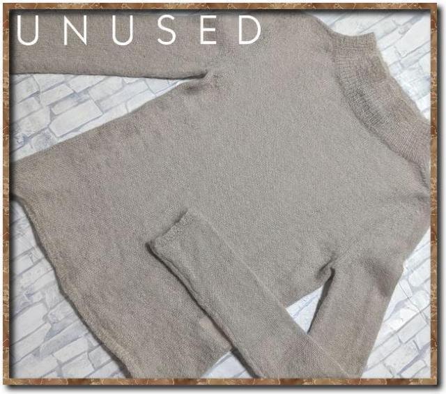 アンユーズド モヘヤハイネックニット 薄グレー < ブランド  アンユーズド モヘヤハイネックニット 薄グレー  < ブランドの