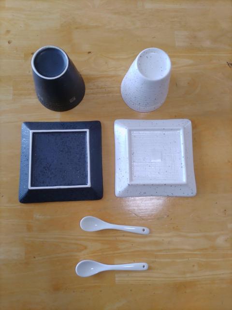 ※未使用※陶器のモノトーンティー&ケーキセット < インテリア/ライフ  ※未使用※陶器のモノトーンティー&ケーキセット < インテリア/ライフの