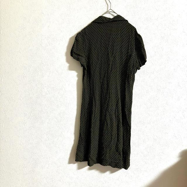 バナナリパブリック シャツワンピース 半袖 ワンピース 総柄 レーヨン100% < ブランド  バナナリパブリック シャツワンピース 半袖 ワンピース 総柄 レーヨン100% < ブランドの