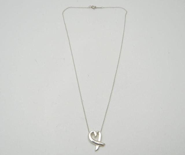 TIFFANY&CO. ティファニー パロマ・ピカソ ラビングハート ペンダント ネックレス SV925<USED>【送料無料】 < ブランド TIFFANY&CO. ティファニー パロマ・ピカソ ラビングハート ペンダント ネックレス SV925<USED>【送料無料】 < ブランドの