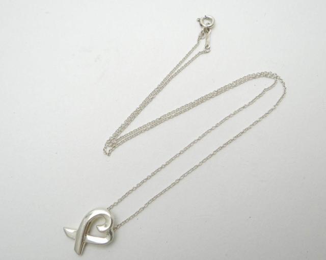 TIFFANY&CO. ティファニー パロマ・ピカソ ラビングハート ペンダント ネックレス SV925<USED>【送料無料】 < ブランド TIFFANY&CO. ティファニー パロマ・ピカソ ラビングハート ペンダント ネックレス SV925<USED>【送料無料】 < ブランドの