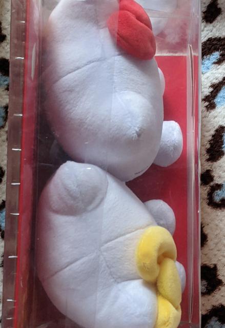 ハローキティ50thアニバーサリー当りくじB点セット(ぬいぐるみセット、メラミンプレート、クリアファイルセット) < おもちゃ ハローキティ50thアニバーサリー当りくじB点セット(ぬいぐるみセット、メラミンプレート、クリアファイルセット) < おもちゃの