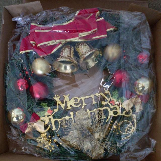 新品 特大 クリスマス リース 約37cm  翌日発送 匿名配送 送料無料 < おもちゃ  新品 特大 クリスマス リース 約37cm  翌日発送 匿名配送 送料無料  < おもちゃの