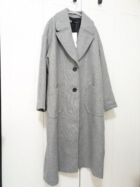 ZARA�������O�R�[�g���ߗށ��U��������800�` 