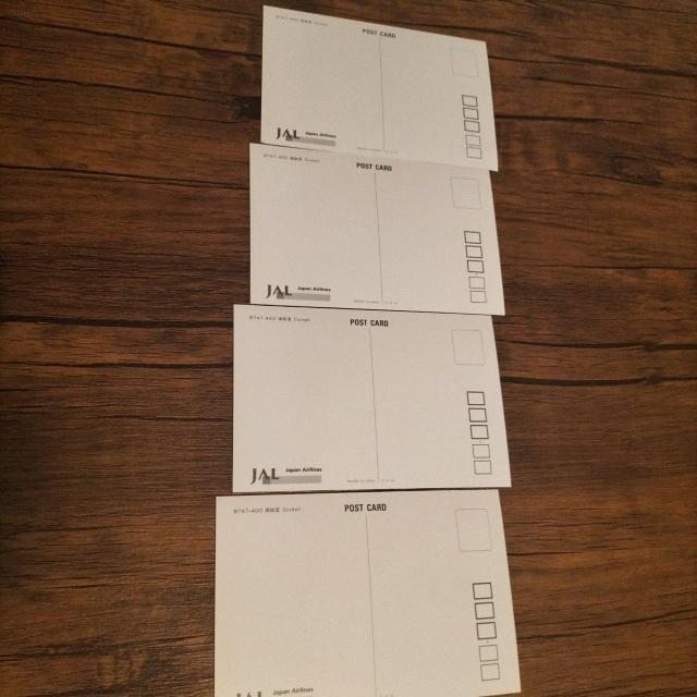 JAL 絵葉書 4枚セット 未使用 < インテリア/ライフ JAL 絵葉書 4枚セット 未使用 < インテリア/ライフの