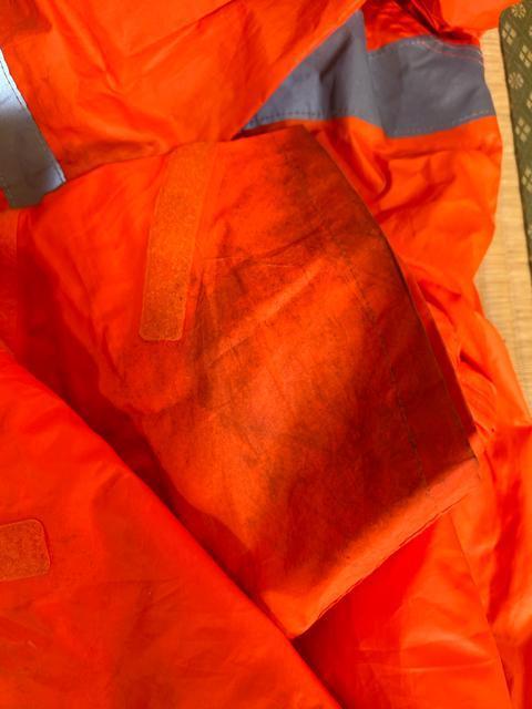 雨の日まとめセットレインコートパンツ上下雨具オレンジorangeバイクツーリング < 男性ファッション 雨の日まとめセットレインコートパンツ上下雨具オレンジorangeバイクツーリング < 男性ファッションの