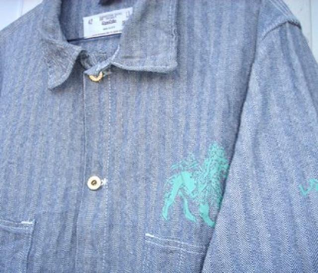 Jah Lion ライオン ヘリンボーン カバーオール UNIVERSAL OVERALL < 男性ファッション  Jah Lion ライオン ヘリンボーン カバーオール UNIVERSAL OVERALL < 男性ファッションの