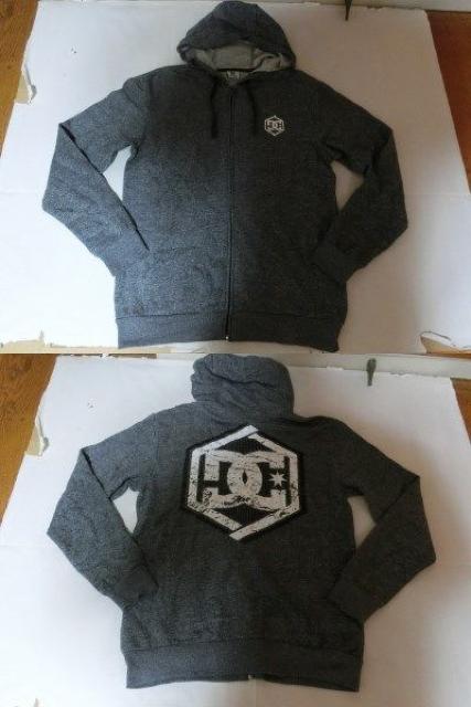 アメカジ【DC SHOES】裏起毛Type ロゴプリントパーカーUS M 灰系 < 男性ファッション  アメカジ【DC SHOES】裏起毛Type ロゴプリントパーカーUS M 灰系 < 男性ファッションの