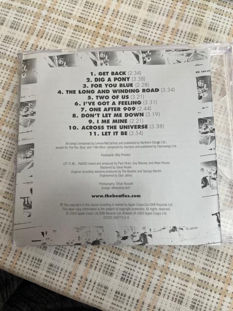 A 2gCD@UEr[gY THE BEATLES / Let It Be... Naked [Bonus Disct]  ^gObY 