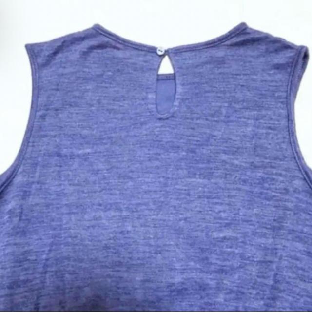 【美品】レースコンビ ノースリーブワンピース/GU/ブルー/S/イレヘムスカート < 女性ファッション  【美品】レースコンビ ノースリーブワンピース/GU/ブルー/S/イレヘムスカート < 女性ファッションの