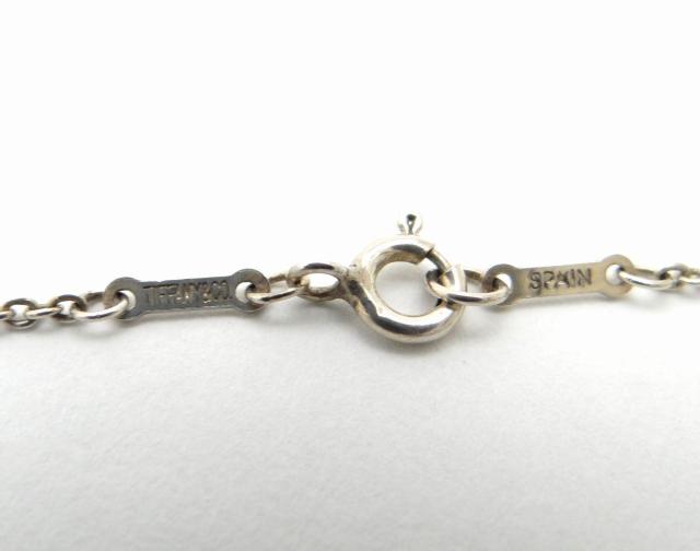 TIFFANY&CO. �e�B�t�@�j�[ �`�F�[�� �l�b�N���X SV925��USED���y���������z �� �u�����h�� 