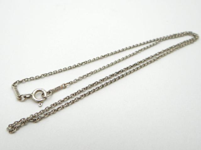 TIFFANY&CO. �e�B�t�@�j�[ �`�F�[�� �l�b�N���X SV925��USED���y���������z �� �u�����h�� 