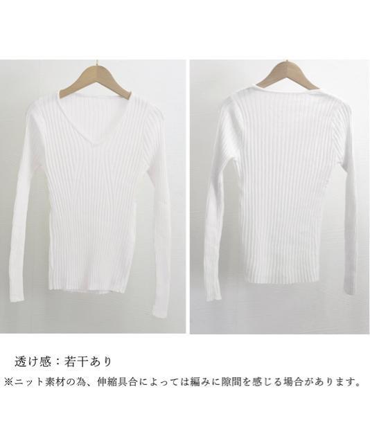 送料無料 新品 ニットトップス Vネックセーター 春秋冬 < 女性ファッション  送料無料 新品 ニットトップス Vネックセーター 春秋冬 < 女性ファッションの