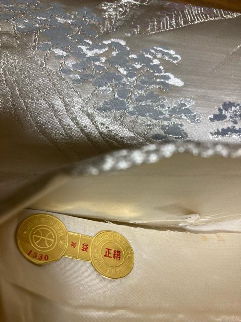 1876.未使用☆西陣織 正絹袋帯☆六通 < 女性ファッション  1876.未使用☆西陣織 正絹袋帯☆六通 < 女性ファッションの