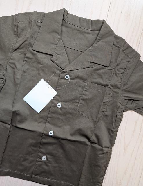 120★綿100%★オープンカラーシャツ+ハーフパンツ★セットアップ★新品★送料無料 < キッズ/ベビー  120★綿100%★オープンカラーシャツ+ハーフパンツ★セットアップ★新品★送料無料 < キッズ/ベビーの