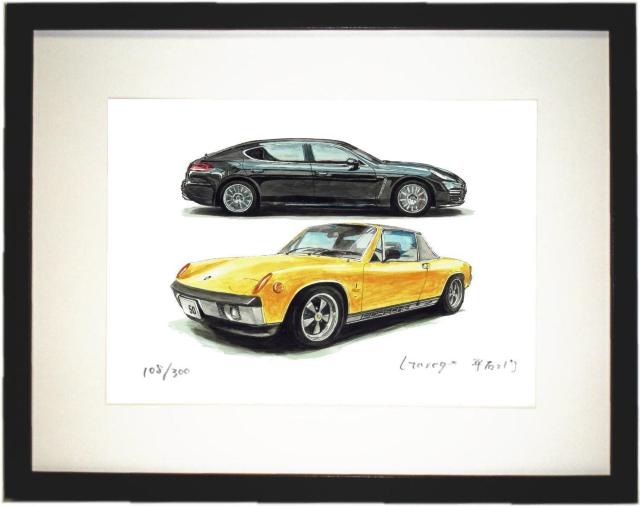 GC-1004パナメーラ/914限定版画サイン額装作家平右ヱ門 < 自動車/バイク GC-1004パナメーラ/914限定版画サイン額装作家平右ヱ門 < 自動車/バイク