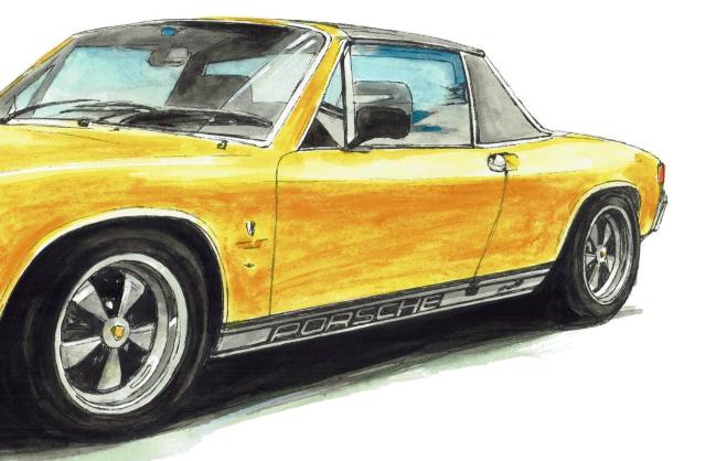 GC-1004パナメーラ/914限定版画サイン額装作家平右ヱ門 < 自動車/バイク GC-1004パナメーラ/914限定版画サイン額装作家平右ヱ門 < 自動車/バイク