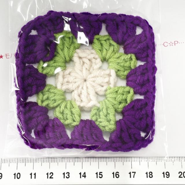 23*ハンドメイド♪毛糸のグラニースクエアモチーフ 裏面も綺麗☆21 < ペット/手芸/園芸 23*ハンドメイド♪毛糸のグラニースクエアモチーフ 裏面も綺麗☆21 < ペット/手芸/園芸の