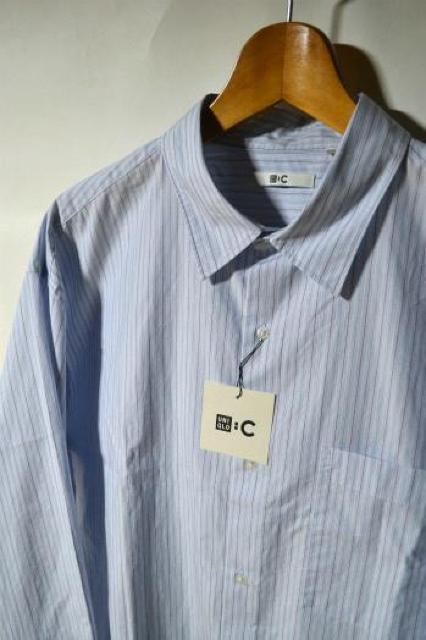新品 UNIQLO C ユニクロC ブロードオーバーサイズシャツ ストライプ 長袖 ブルー XL メンズ キレイ目 未使用 即決 < ブランド 新品 UNIQLO C ユニクロC ブロードオーバーサイズシャツ ストライプ 長袖 ブルー XL メンズ キレイ目 未使用 即決 < ブランドの
