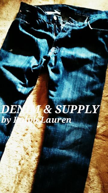 【DENIM&SUPPLY】ラルフローレン Vintage Destroy ストレートジーンズ 34/Dark < ブランド 【DENIM&SUPPLY】ラルフローレン Vintage Destroy ストレートジーンズ 34/Dark < ブランドの